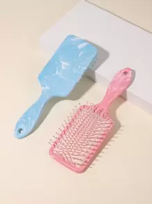 Todos aman este exquisito y de alta gama peine con cámara de aire y patrón de mármol imitación. Es el regalo perfecto para el Día de San Valentín. Tiene función de masaje del cabelludo y se puede usar tanto en el cabello seco como mojado. Puede desenredar el cabello, dejándolo suave y sin nudos. Además, es de tamaño compacto y fácil de llevar.