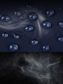 RODEEL Men's Waterproof & Windproof Jacket Windbreaker With Foldaway Hood For Outdoor Events Fishing & Daily Wear - Blue - View 9