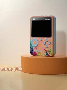 迷你复古经典游戏便携式游戏机，8 位视频游戏 500+ 游戏机 - 粉紅色雙打 - 查看 5