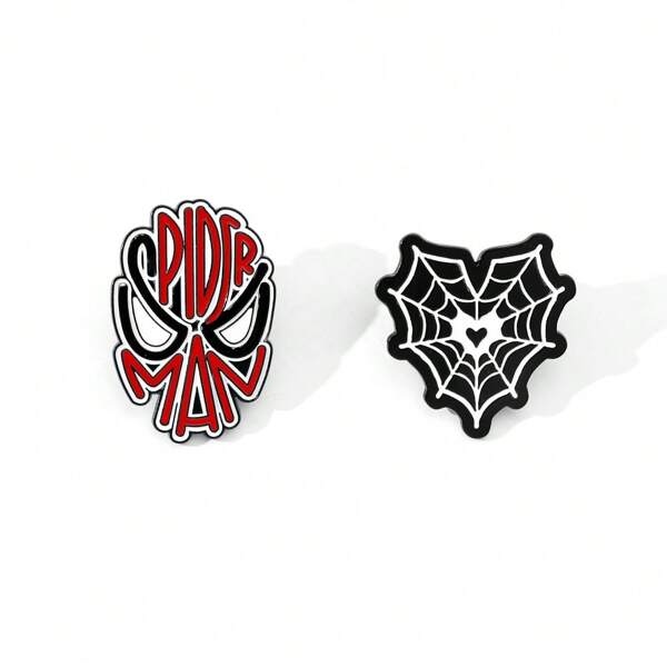 Disney 1/2 Pcs Creative Cartoon Brooch Set Fashionable Styling Mask Enamel Pin Backpack Clothing Jewelry Metal Badge Accessories A Gifts For Friends