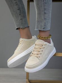 Damen Lässig Schuhe, Damen Sportschuhe, weiße Schuhe, Damen Straßenschuhe, leichte Skaterschuhe, Damen Skaterboard Schuhe mit niedrigem Schaft