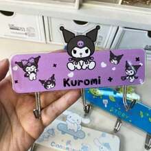 Sanrio 1pc Adhesive Hook, Ultra-Strong Secure Holding For Towels, Bags, Keys, Adorable Design, Cute Decor For Living Room, Kitchen, Bathroom, Bedroom, Office