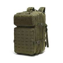 Mochila Táctica Multifuncional Militar Exteriores Molle 50 L - Verde militar - Ver 3