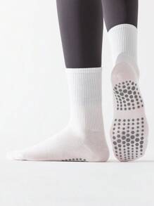 Sports Outdoor 1 Pair,Non Slip Grip Yoga Socks For Women With Cushion For Pilates, Barre, Home