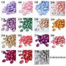 4.5厘米 100片金色玫瑰花瓣，玫瑰花瓣，丝绸玫瑰花瓣，适用于婚礼走道抛洒、桌面摆饰、派对装饰、浪漫之夜、情人节家居装饰 - 金色 - 查看 4