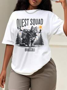 Oversized Style For Women, Onyx Storm Shirt Quest Broccoli T-Shirt Fourth Wing Merch Xaden Riorson Clothes Violet Bookish Top Romantasy Fan Ridoc Tee Dragon Rider, Oversize Type Shirt For Women, Perfect For Holiday Parties Or Gift Giving, Soft And Comfortable - trắng - Xem 1