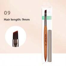 Hot 6pcs Wood Rod Nail Art Brush Set Wholesale Colouring Pen Large Square Round Light Therapy Pen Halo Pen