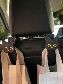 Cute 3d Cartoon Cat Car Seat Headrest Hook - Universal Vehicle Storage Organizer For Handbags, Wallets, Coats - Cute Car Accessories For Playful Car Owners,Wall Picture Frame,Wall Hooks Self Adhesive,Hooks,Hook,Wall Hooks,Bathroom,Towel Holder,Hooks,Wall Hooks,Hooks,Wall Hook,Door Hanger