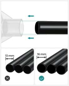 SONGMICS Portable Closets - màu đen - Xem 3