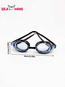 1 件高清防雾游泳镜，专业潜水游泳镜装备