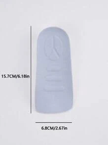 1 Paar Herren Erhöhende Einlegesohlen, ermüdungsfreies Kissen stoßabsorbierendes PVC-Halbpolster, geeignet für Sportschuhe, Stiefel und andere Schuhe