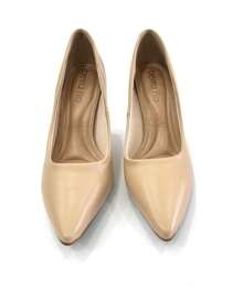 Beige Beira Rio High Heel Pointed Toe Pump