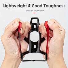 2pcs/Set Cycling Water Bottle + Bottle Cage, Mountain Bike Cycling Water Bottle 610ml, Gradient Bottle Cage, Multi-Colour Gradient, Outdoor Sports Portable Water Bottle Cycling Mug Large Capacity Squeeze Out Water