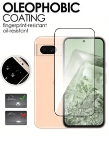 4 Stücke Vollabdeckung HD Anti-Kratz Displayschutzfolie für Sam Sung Galaxy / iPhone / OPPO / VIVO / Realme / Infinix / Moto / Xperia / Pixel Handys, unterstützt Face Unlock und Fingerabdruck Unlock, Panzerglas kompatibel mit iPhone 16/16 Plus/16 Pro/16 Pro Max/15/15Pro/15 Plus/15 Pro Max. Vollabdeckung, hydrophob und ölabweisend, schalen- und filmfreundlich, wasserdicht, stoßfest, kratzfest, fingerabdruckfest