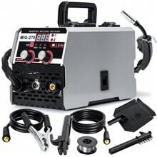 3 In 1 MIG Welder Inverter,  MIG Welder, TIG MIG Welding Machine, Gasless MIG Welder, Multi Process Welding Machine - Grey - View 6