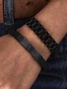 Bracelet That Never Gets Old! Roman Numerals + Unique Square Design, Exuding High-End Elegance