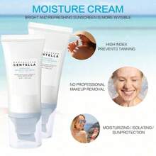 Sunscreen SPF 50, 50ML  Sunscreen Face Serum, Daily UV Defense Sunblock Summer Sunscreen For Facel+Retinol-Like Bundle, Anti-Aging Multifunction Moisturizing Duo, With Shea Butter & Aloe Vera, 2.54 Fl Oz Ea - 白色 - 查看 3