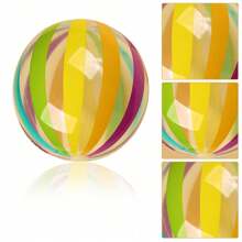 Summer PVC Beach Ball 3pcs, Summer Printing Beach Ball, Transparent PVC Ball Water Balls, Outdoor Beach Inflatable Water Ball - Multicolor - View 8