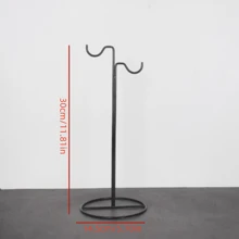 1 pieza Gancho multifuncional de hierro para corbata, sujetador, bolsa, estante de exhibición de bolsas, soporte de exhibición de corbata en forma de T para tienda de ropa, mochila, soporte para joyería (puede haber algunas imperfecciones inevitables del manejo de la producción, tenga en cuenta antes de comprar)