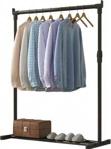Simple Rack For Clothes Or Shoes, Easy To Store - Black - View 1