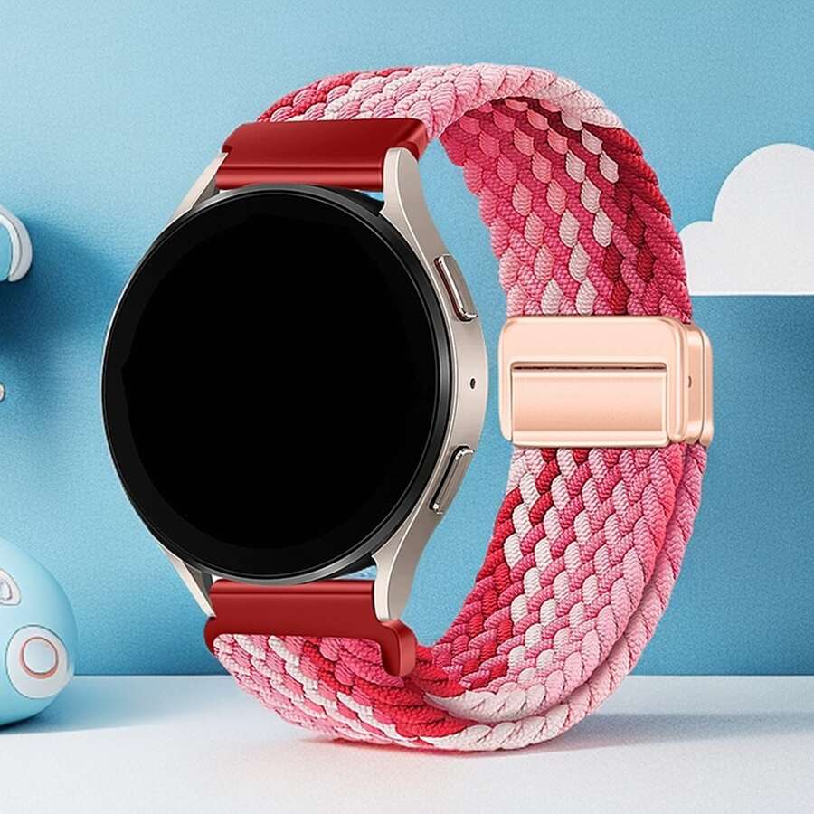 1 chiếc vòng từ tính bện 18mm20mm22mm tương thích với đồng hồ Galaxy Watch 7/6/5/4 40mm44m/6 Classic 43mm 47mm/Active 2/Gear S3 Classic/HW GT5/GT4 41mm 46mm/GT2/GT 3 42mm 46mm/HW Watch 4 Pro/Watch GT 5 Pro, vòng từ tính bện tương thích với dây đeo Series 11 44mm 45mm 42mm 40mm 41mm 46mm Vòng đeo tay tương thích với dây đeo Series Ultra 2 10 9 SE 8 7 6 5 4 3 2 1 Dây đeo