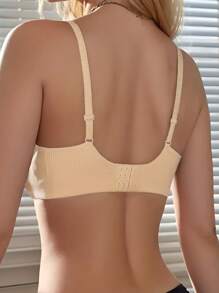 Set de 3 sujetadores inalámbricos con efecto push-up, ropa interior minimalista y transpirable de uso casual para mujeres
