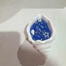 Conch Aromatherapy Candle Atmosphere Creative Fragrance Gift Box Jelly Wax Shell Starfish Handmade Candle, Candle Holder - Multicolor - View 11