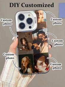 Customized Photo DIY 2-In-1 High-End Soft Textured Thick Painted Anti-Drop Phone Protective Case Compatible With Apple IPhone 16 Pro/IPhone 16/IPhone 16 Pro Max/IPhone 16 Plus/P 15 Pro Max, New Fashionable Design Compatible With IPhone 15/IPhone 11 IPhone 14 Pro Max, Anti-Drop For P13/XS/XR, Cartoon For P11/7 Plus 8P/78 ES2 Soft Shell Protective Cover