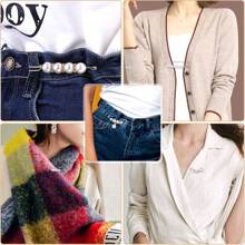 7PCS Pearl Brooch Pins, Decorative Safety Pins For Clothes, Multicolored Faux Pearl Brooches For Women Girls Clothing Dress Pants Skirt Waist Tightener Pearl Pins - Decorative Pins - View 6