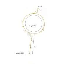 1 stuk Koreaanse stijl prachtige bloemen- en parelhangerketting, delicaat ontwerp, dames normale sleutelbeenketting
