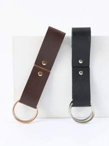 1pc PU Leather Skirt Clip For Renaissance Medieval Viking Belts For Renaissance Faire LARP Cosplay Costumes (Belt NOT Included) Halloween - Multicolor - View 7