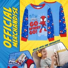 Marvel Spiderman Pyjamas Long PJs Set Soft Breathable Nightwear Loungewear Comfy Jammies Sleepwear Spidey Gift - Blue - View 5