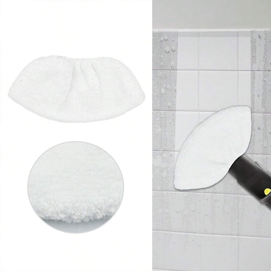 2/4/8pcs Upgraded Ultra-Fine Microfiber Steam Replacement Pads - Washable And Reusable, Fit For Karcher SC1/SC2/SC3/SC4 Models, Efficient Cleaning For Living Room, Bedroom, Bathroom, Home Essential Cleaning Tool Accessory
