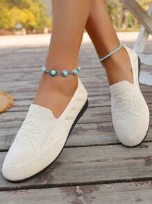 Women's New Flat Shoes For Autumn, Vintage Soft Bottom Low Heel Shoes, Comfortable Flat Ladies Loafers