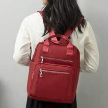 Zaino da donna, casual da viaggio, impermeabile in Oxford, borsa a spalla, borsa grande capienza, zaino multifunzionale da scuola