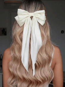 1/15 件随机颜色大蝴蝶结发夹，女士时尚发饰，适合日常聚会旅行佩戴，送给可爱女孩的最佳礼物，漂亮的蝴蝶结发夹材质舒适，物流快捷发夹爪夹发夹发夹 - 彩色 - 查看 5