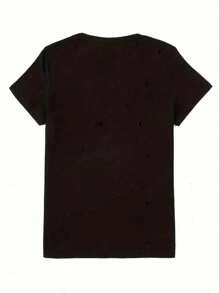 Camiseta gráfica de mujer 100% algodón con diseño Géminis - Tela de punto transpirable - Cuello redondo relajado, mangas cortas con gráfico sutil del zodíaco