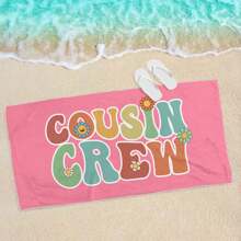 1 pièce Grande serviette de plage, grande serviette de bain rose, cadeau incontournable pour les voyages et les vacances, serviette de piscine, essentiel pour le camping pour les adultes, les femmes et les hommes, cadeau de vacances à la plage, été