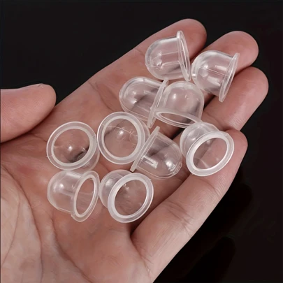 10 件装燃油泵化油器隔膜垫片灯，19/22 毫米，适用于链锯、鼓风机、修剪机、割草机、通用替换零件