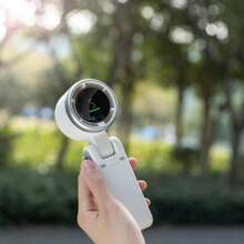 USB-C Charging Handheld High Speed Fan, 5-Speed Wind Speed Fan, Foldable & Hanging Neck Fan Suitable For Family, Travel, And School, Essentials For Summer Outings - 綠色*1個+深灰色*1個+白色*1個 - 查看 3