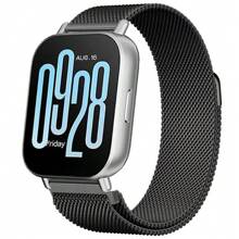 Mailänder Armband kompatibel mit Xiaomi Redmi Watch 5 3 Active, Metallsolo-Schleife Edelstahlarmband, kompatibel mit Redmi Watch 5 3 Lite, magnetisches Armband