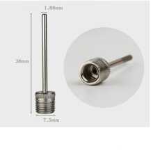 Juego de 35 piezas de agujas de inflado para balón deportivo con caja de almacenamiento portátil - Juego esencial de agujas para bomba de aire para baloncesto, fútbol, voleibol, fútbol, rugby - Plateado - Ver 7