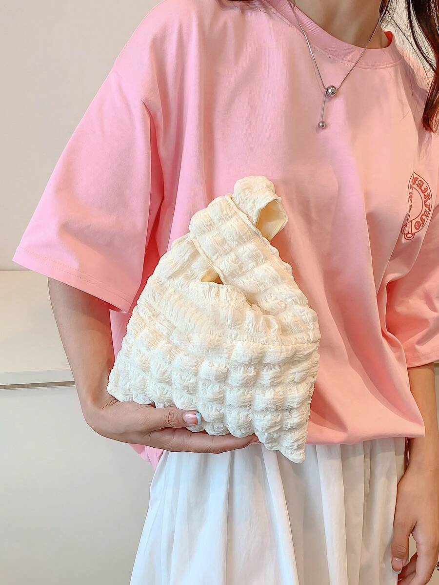 迷你时尚简约泡泡休闲背包、手提包、腕包、单肩包