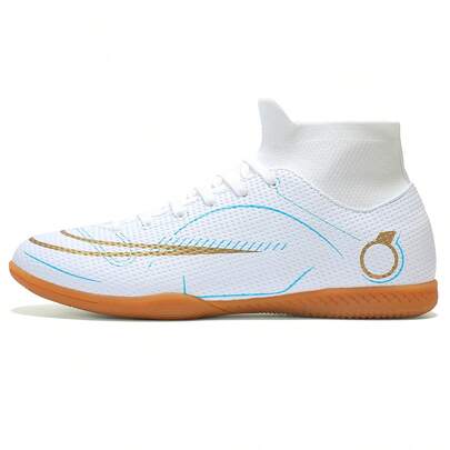 男士足球鞋，室内五人制训练鞋，透气防滑耐用减震专业足球鞋，男女通用足球鞋，户外运动平底鞋