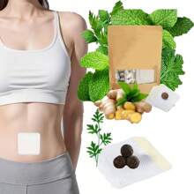 paquete de 120 parches para el ombligo con píldoras de artemisa, fórmula suave, alivia el estrés y el cansancio, regula el bazo y el estómago, dispersa la humedad, tela no tejida transpirable universal, adecuado para el ombligo, apto para hombres y mujeres, esencial para la familia y los viajes, fácil de usar - Multicolor - Ver 2