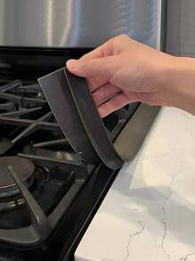 2pcs Silicone Strip Set, Cooktop Strip, Kitchen Oil And Stain Resistant Strip, Silicone Sealing Strip, Gas Cooktop Mat Set, Gas Cooktop Mat