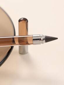 1pc Simple Fashion Not Easy To Break Free Sharpening Pencil Acrylic Pencil Bar Office Learning Essential