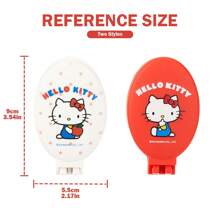 Miniso X 可折叠发刷梳，便携式气垫梳，内置镜子 - 紅色 - 查看 9