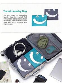 Multi-Functional Cute Smiling Face Laundry Bag For Home Use