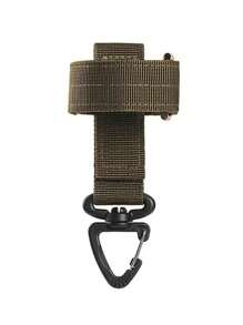 Outdoor Keychain Tactical Gear Clip Keeper Pouch Belt Keychain Webbing Gloves Rope Holder Military Hook Nylon Webbing Keyring - Multicolor - View 8